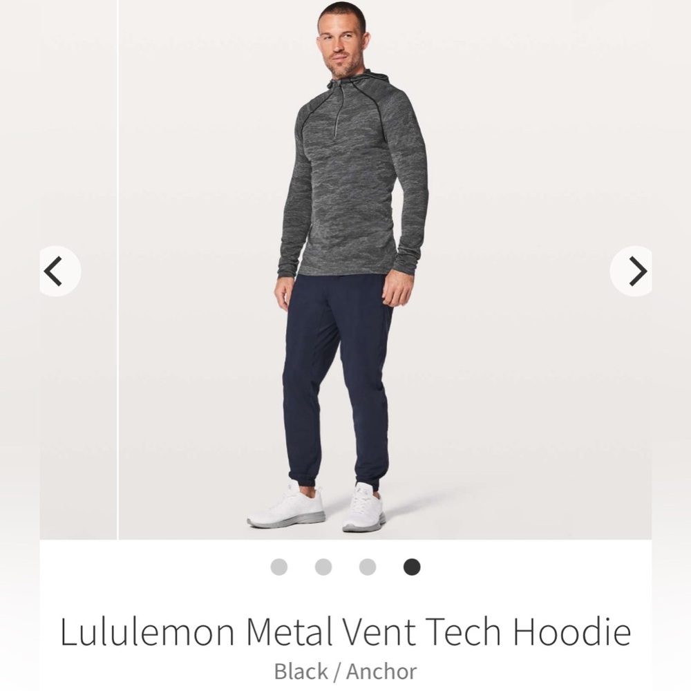 Lululemon men’s Metal Tech Quarter Zip L